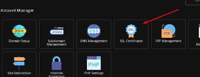 aktivasi ssl directadmin